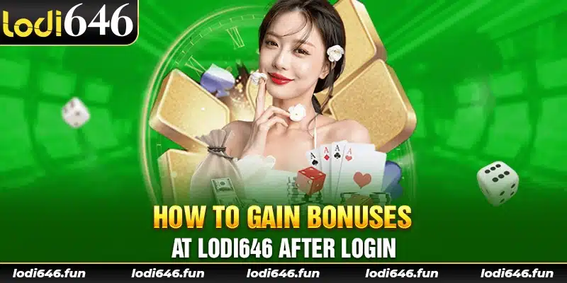 How to gain bonuses at lodi646 after login