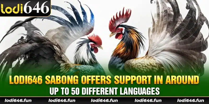 Lodi646 sabong offers support in around up to 50 different languages.