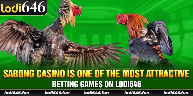 Sabong casino is one of the most attractive betting games on Lodi646.