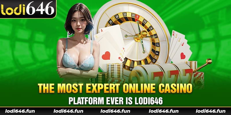 The most expert online casino platform ever is lodi646.