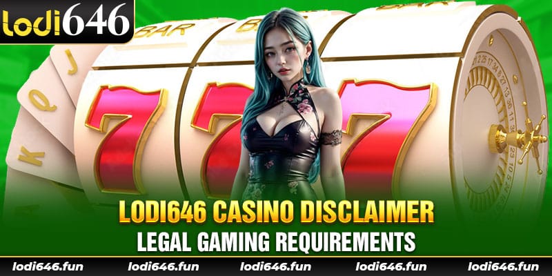 Lodi646 Casino Disclaimer - Legal Gaming Requirements